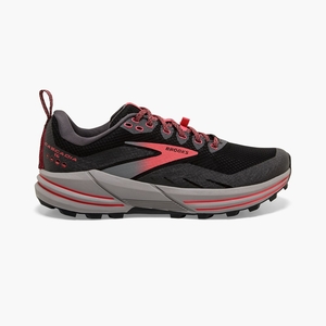 Chaussure de Randonnée Brooks Cascadia 16 GTX Running Shoes Embraces all Terrains Citron Noir Femme | ANA-4614326